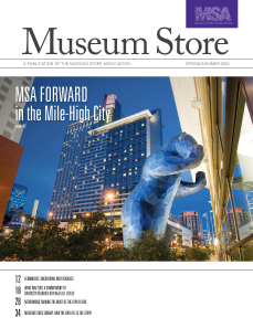 Museum Store Magazine cover highlighting MSA FORWARD Denver